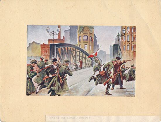 Kämpfe in der Vorstadt von Posen – Fragment der Kämpfe vor der Chwaliszewski-Brücke.