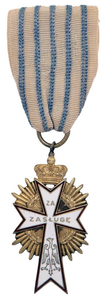 Auszeichnung „Ehrenkreuz der Teilnehmer des Großpolnischen Aufstandes 1918-1919” des Verbandes der Teilnehmer des Großpolnischen Aufstandes 1918-1919 in Katowice