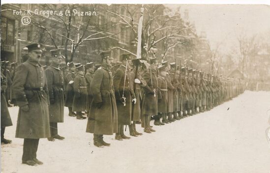 Vereidigung der Großpolnischen Streitkräfte auf dem Wilhelmsplatz, Posen 26.01.1919