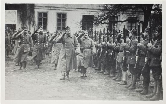 Begrüßung der Polnischen Armee durch General Józef Dowbor-Muśnicki