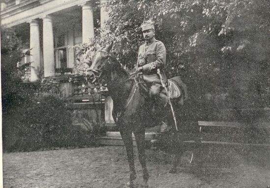 General Generał Józef Dowbor Muśnicki auf der Stute Panna Europejska, Sommer 1919